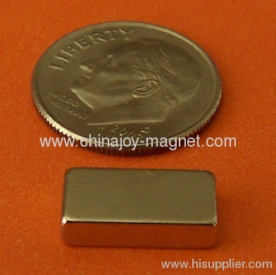 1/2 in x 1/8 in x 1/4 in Block Rare Earth Magnets