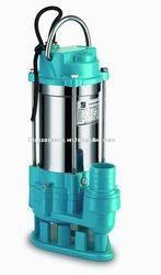 0.55KW/0.75HP 1.510m3/h 8m 20.5kg submersible sewage pump with stainless steel pump body