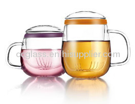 Hand Made Borosilicate Glass Tea Cups