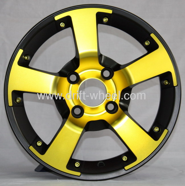 13 14 INCH COLOR-FACE CUSTOM WHEEL AND RIM