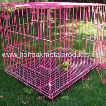 Wire Folding Pet Crate Dog Cage 