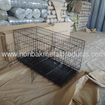 Wire Folding Pet Crate Dog Cage 