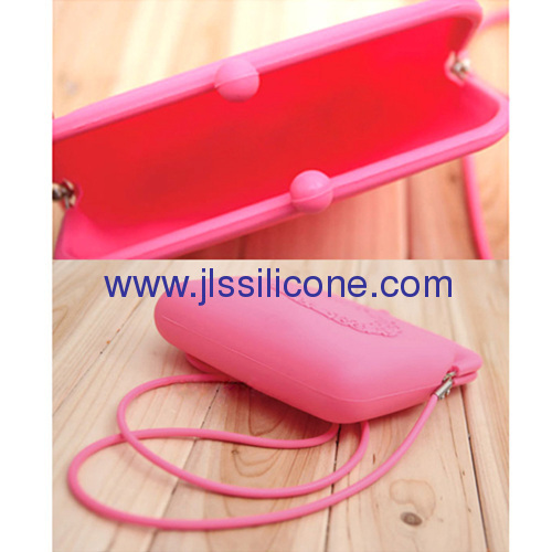 Candy jelly silicone shoulder bag