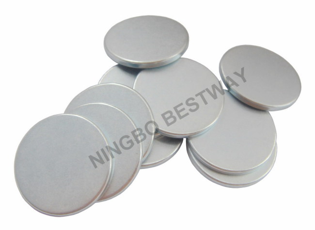 N42 D22x2mm Rare Earth Disc MagnetNeodymium NdFeB Magnet Disk Zn coated 