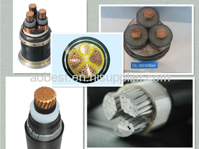 1-30kV XLPE/PVC Insulated armoured Power Cable 