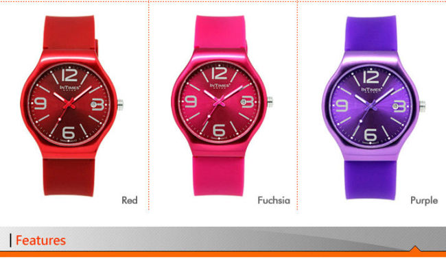 gold watch 2013 / Swiss Movt. / 5ATM / Total 9 colors / Newest Unisex Wristwatch (IT-088)