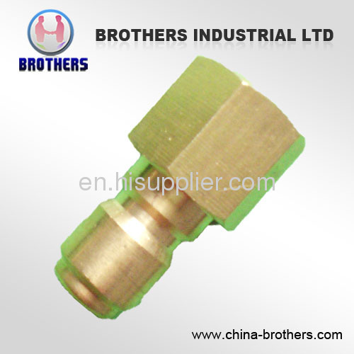 BRASS MNPT Quick Connect Plugs For High Pressure Washers