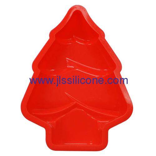 Mini single christmas tree silicone muffin cake baking mold