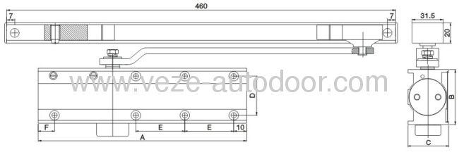 Fireproof Door Closer usedin family