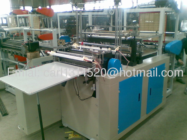 TLXJ series double layers four lines bag making machine