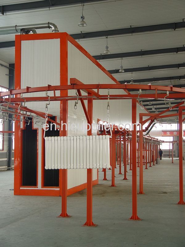 automatic paint coating booth 