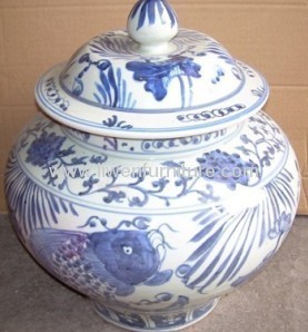 China ceramic Jar blue and white