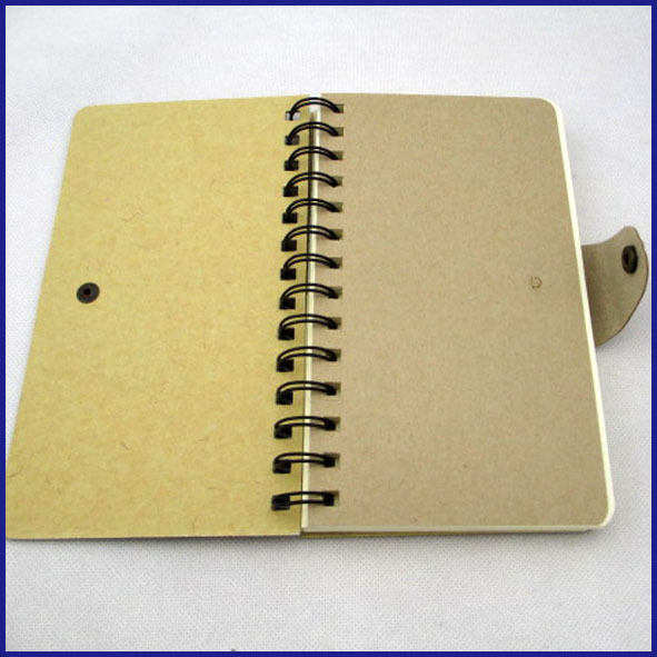 high quality craft cover spiral notebook