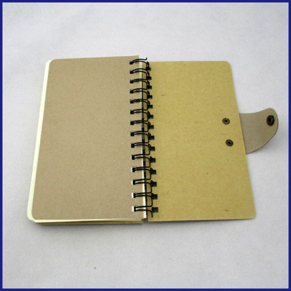 high quality craft cover spiral notebook