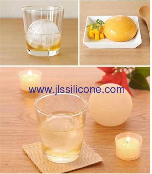 Single silicone ice ball molds for 2.5 inch ice ball