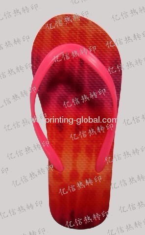 Indoor Heat Transfer Printing Films OfPVC Slippers Lastest Design