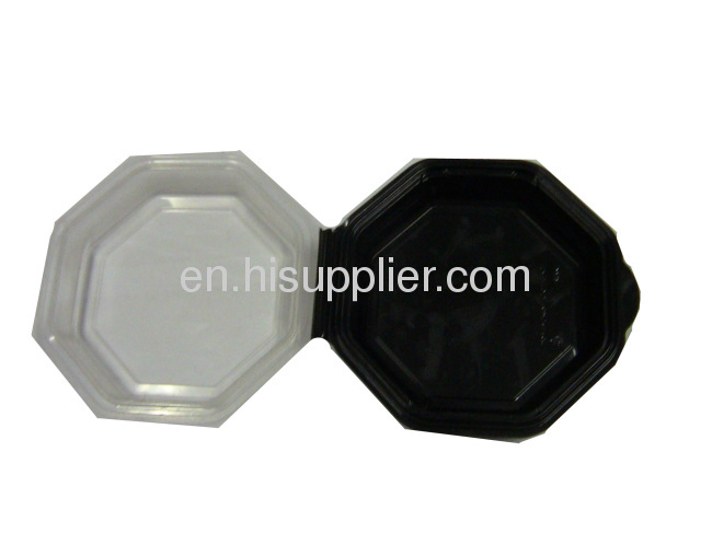 Square plastic cosmetic blister tray 