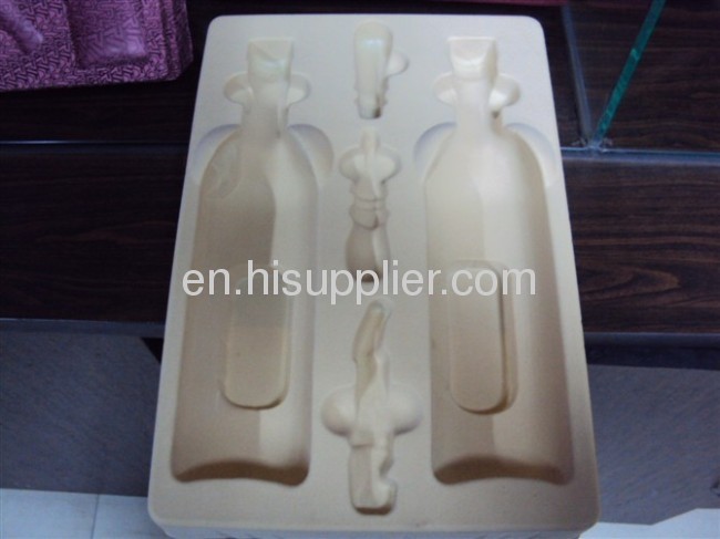 Square plastic cosmetic blister tray 