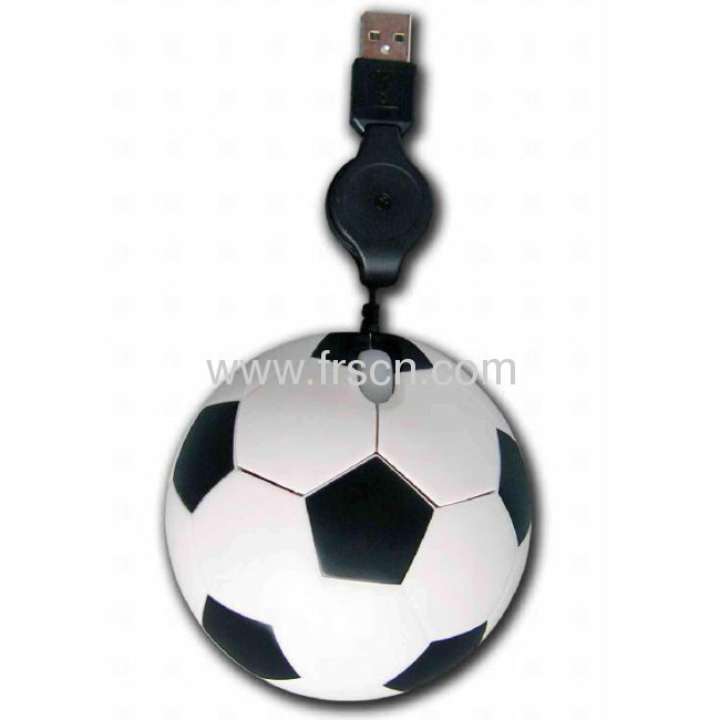 computer accessory football mouse,led mouse