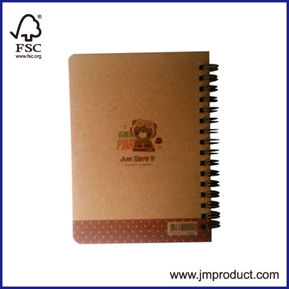 round corner Promotion double wires notebooks