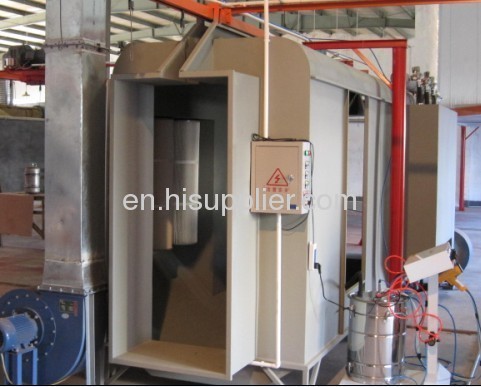 automatic powder paint booth 