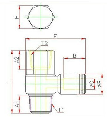 PHF Type Pneumatic Fittings 