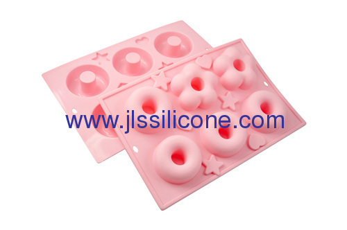 silicone baking molds for cake with 6 cavities