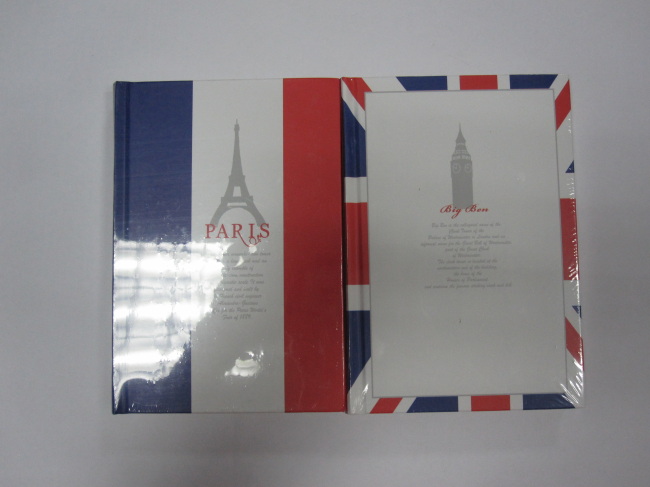 2 subject hardbound round back diary/notebook good quality