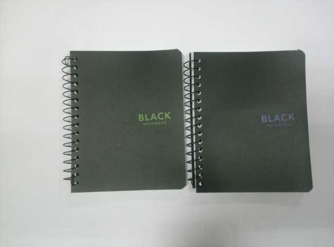 A6 4 subject PP cover spiral notebook/notepad