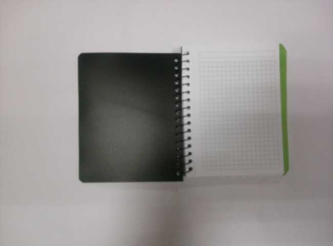 A6 4 subject PP cover spiral notebook/notepad