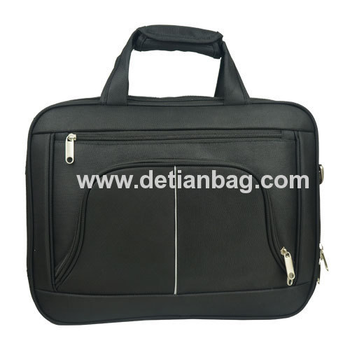 Black trendy business travel laptop briefcase for notebook 13.31516 