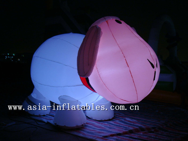 Fashionable Inflatable Lighting Cartoon Sheep or dog