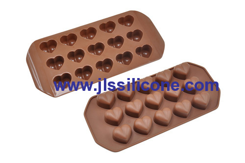 silicone chocolate candy heart mold