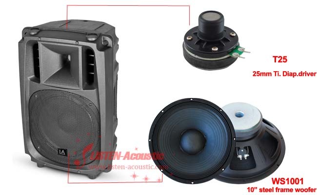 Professional 10PA Portable Speaker Box PU10 / PU10A 