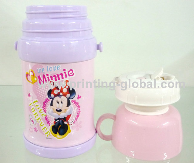 Disney micky Mouse Students Pots Drinking Bottles Heat Press Printing Foils 