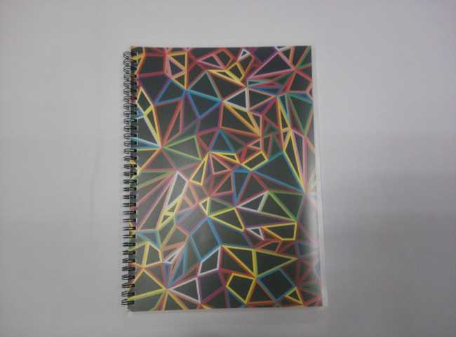 A4 PP cover spiral notebook college ruled