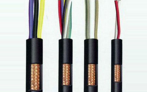 copper conductor PVC insulated PVC sheathed braiding screened control cable