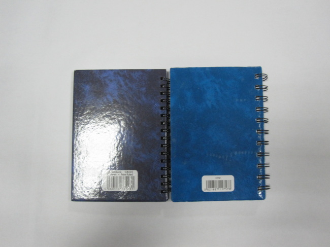 A6 4 subject college ruled hardcover notepad/notebook