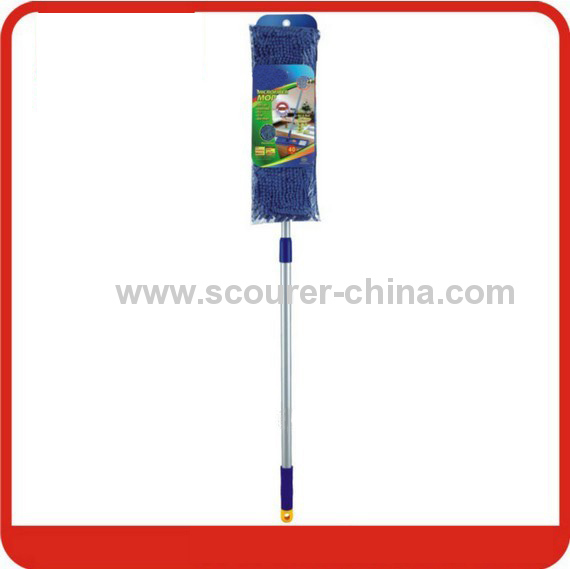 Chenille Flat Mop with Synthetic Cloth Mop Head