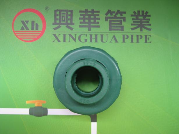 PPR fittings Plumbing material Plastic Adapter Union from China