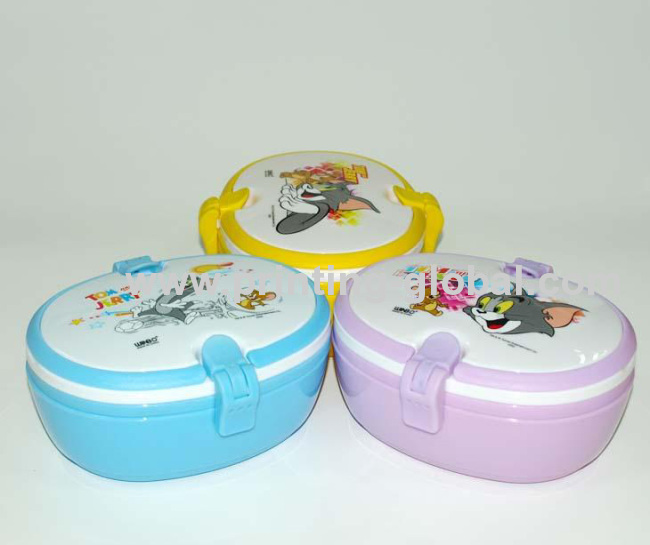 Tiffin Box With Cartoon Design Thermal Transfer Printing Foil