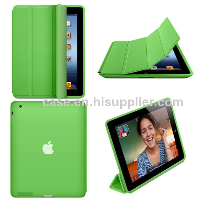 for ipad 4 3 2 smart case cover,wake and sleep,pu