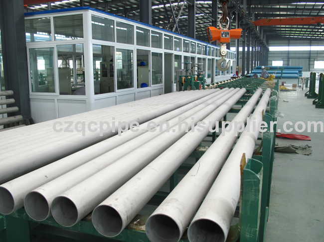 stainless seamless pipes QCCO ASTM A312 TP304L