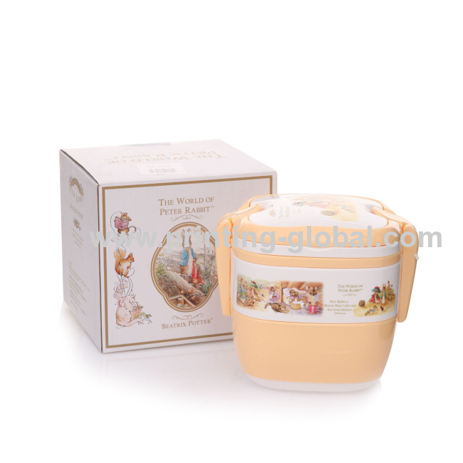 Plastic ABS PP PC Food Container Food Box Container Hot Stamping Printing Foil