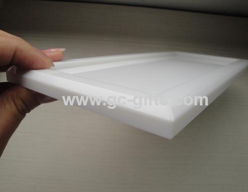 Super-thin and milky-white cosmetic organizer acrylic holder