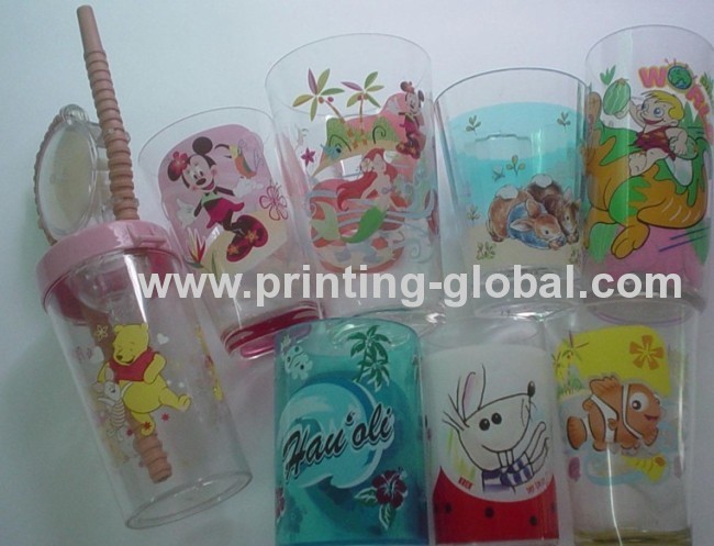 Heat Transfer Sticker Heat Transfer Film For Plastic ABS PP Cartoon Cup