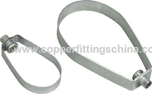 carbon steel rubber cushioned P shaped tube clamp