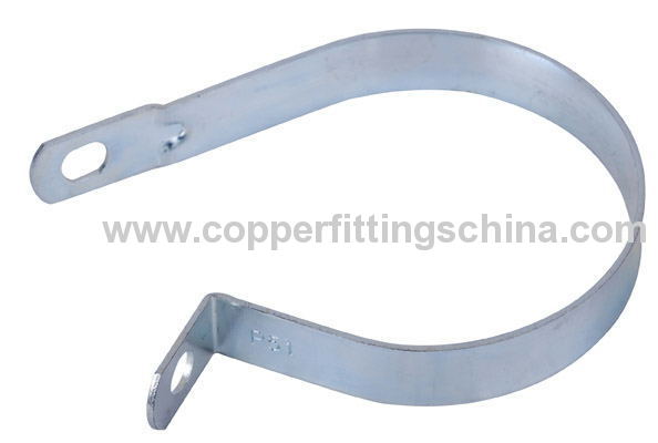 carbon steel rubber cushioned P shaped tube clamp