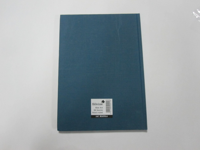 A4 single subject hardbound notebook college ruled good quality