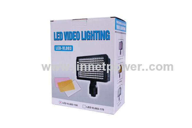 150 LEDs professional video lamp LED-VL003 for video camcorder DV camera